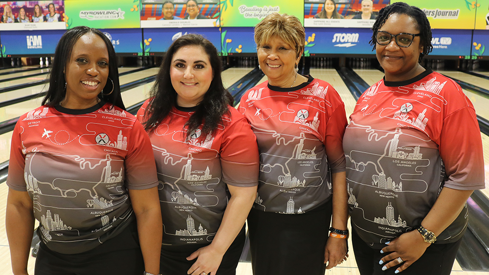 The members of Do Work at the 2025 USBC Women's Championships The members of Do Work at the 2025 USBC Women's Championships