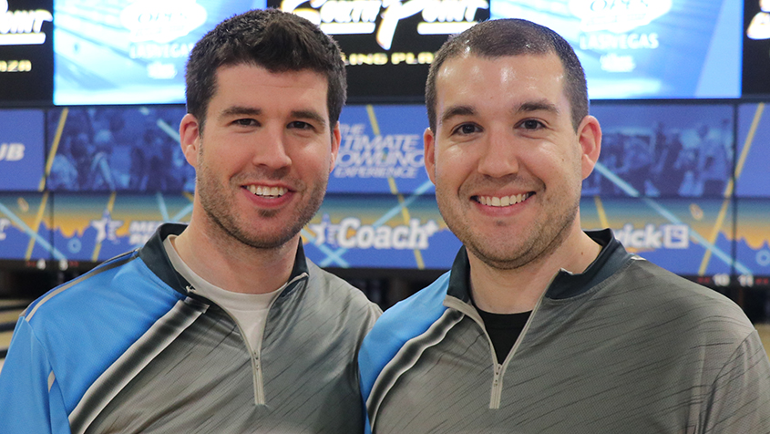 Jonathan and Tim Heimann at the 2024 USBC Open Championships