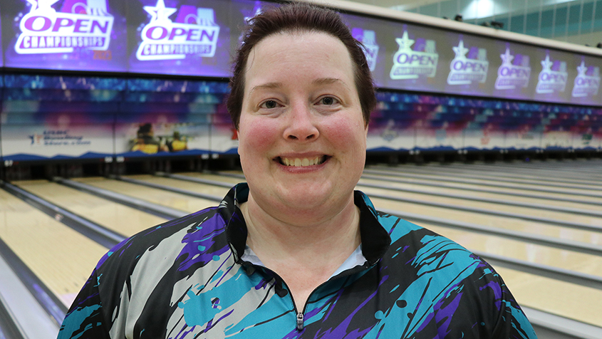 Michelle Dabkowski at the 2023 USBC Open Championships