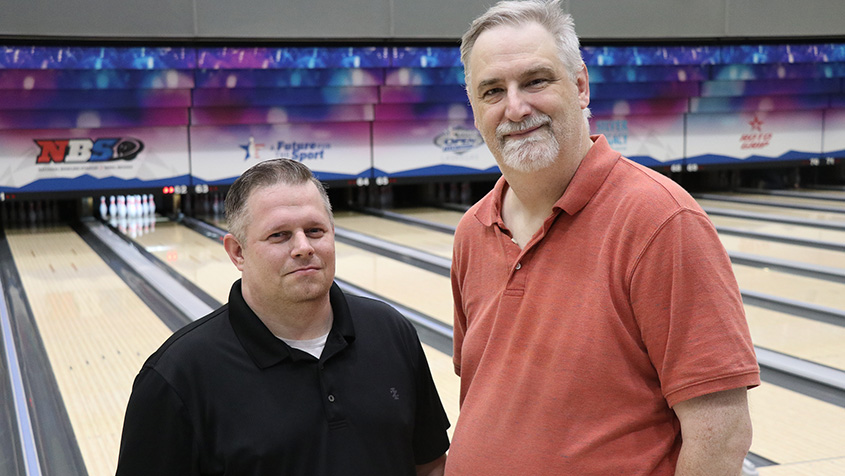 Ryan Liddell and Damon Horst at the 2023 USBC Open Championships