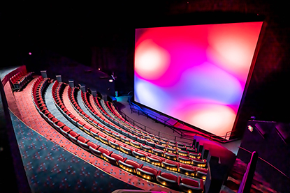 Theatre inside of National Bowling Stadium