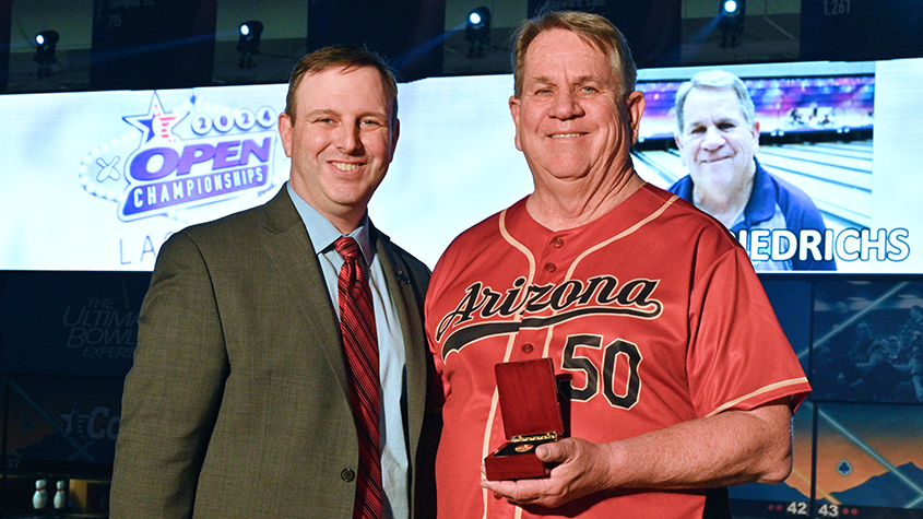 Michael Friedrichs celebrates 50 years at the 2024 USBC Open Championships