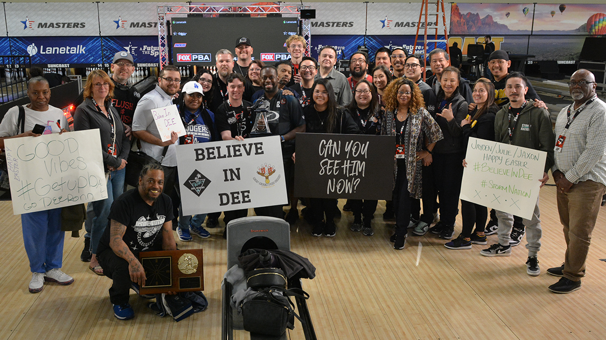 DeeRonn Booker and his team at the 2024 USBC Masters