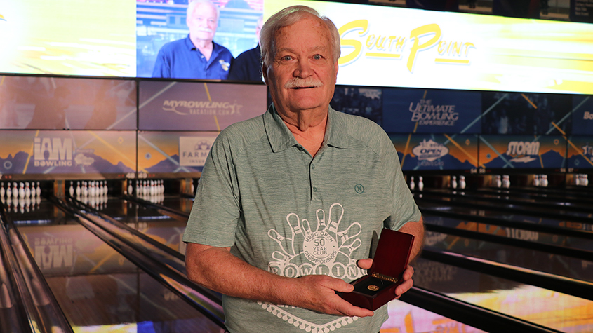 Chuck Lackey celebrates 50 years at the USBC Open Championships