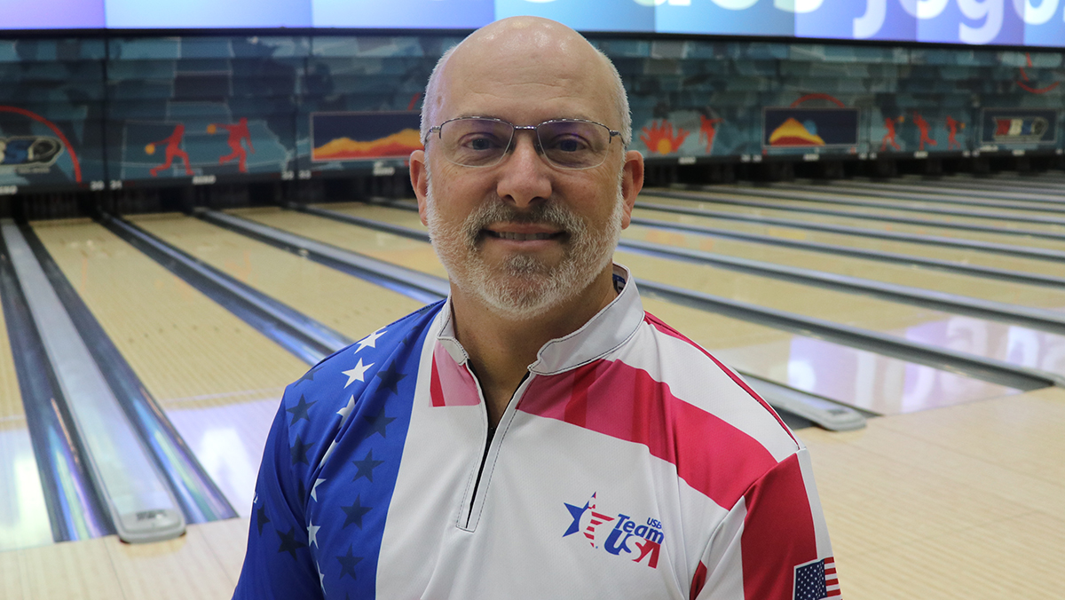 Dan Knowlton at the 2024 PANAM Bowling Championships