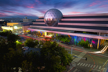Exterior View of National Bowling Stadium