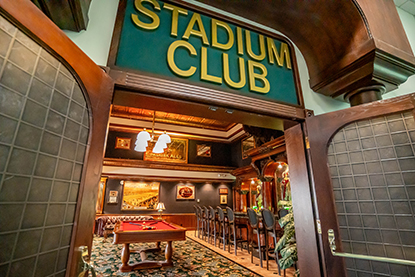 Stadium Club inside of National Bowling Stadium