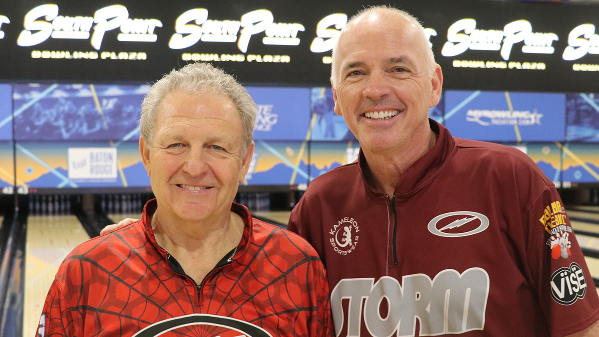 Sam Carter and John Burkett at the 2024 USBC Open Championships