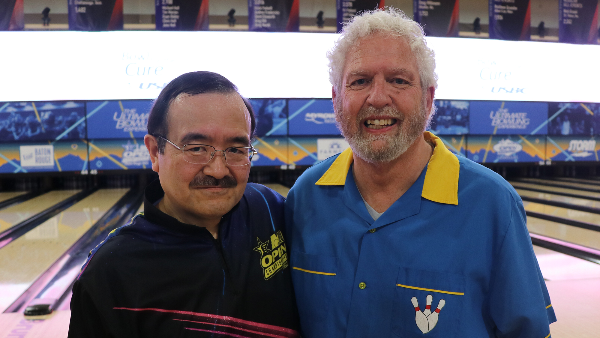 Glenn Hashizumi and Kenneth Coy at the 2024 USBC Open Championships