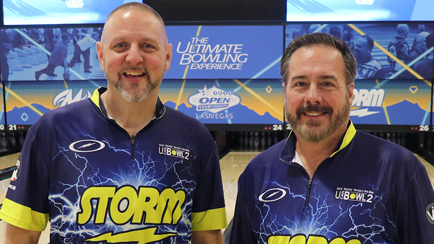 David Blum and Randy Hamman at the 2024 USBC Open Championships