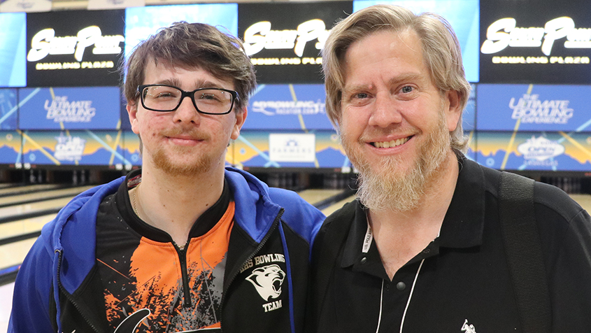 Nicholas Fisher and Shawn Evans at the 2024 USBC Open Championships