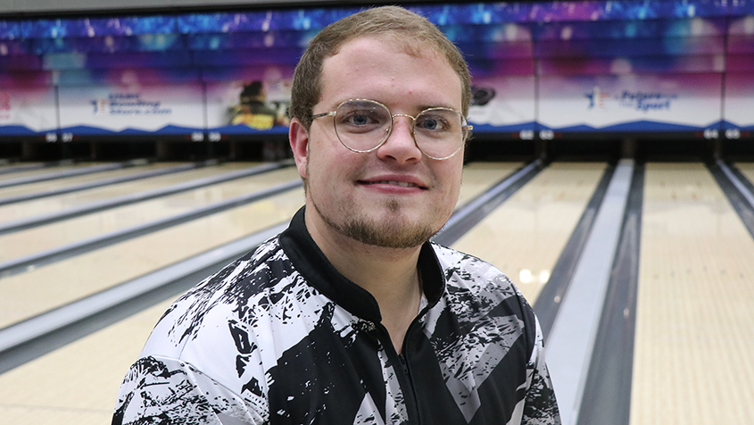 Aaron Ruiz at the 2023 USBC Open Championships