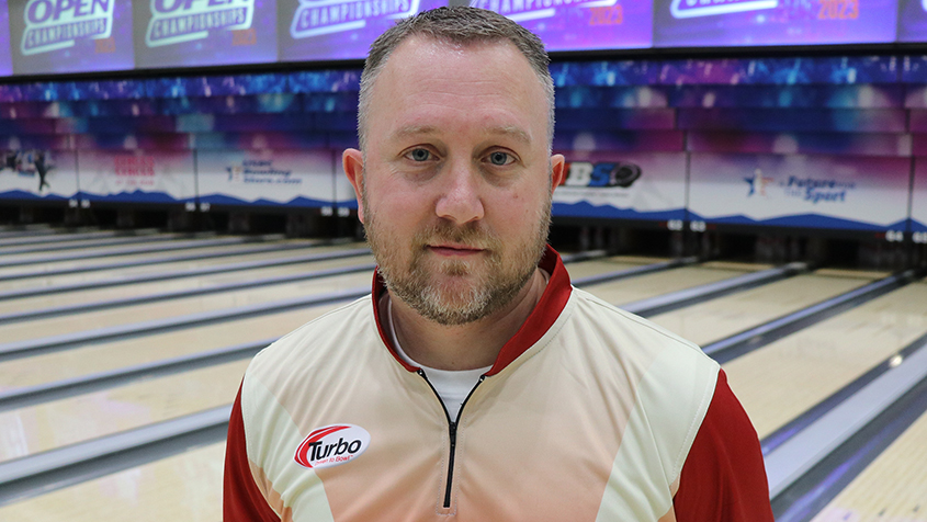 Derek Eoff at the 2023 USBC Open Championships