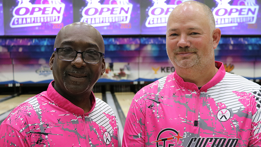 James Fairley and David Farmer at the 2023 USBC Open Championships