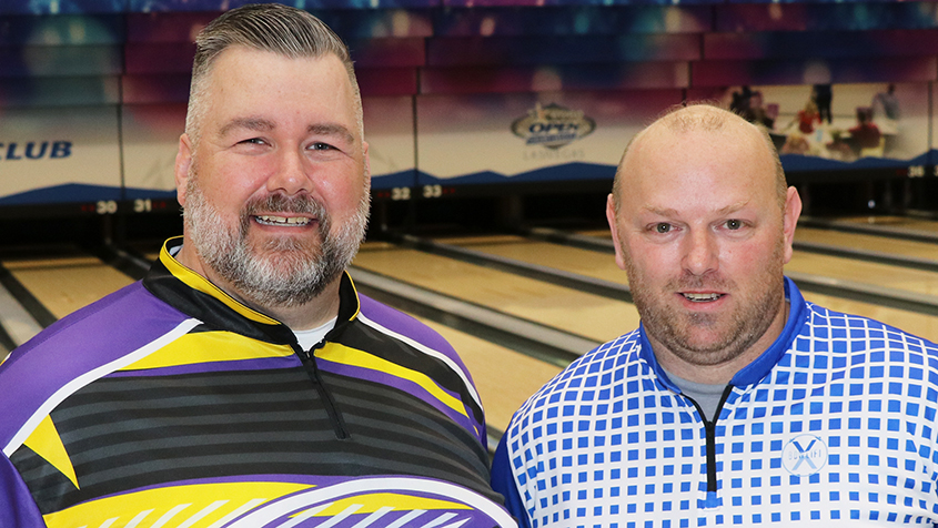 Matthew McConaughy and Derrick Tompkins at 2023 USBC Open Championships