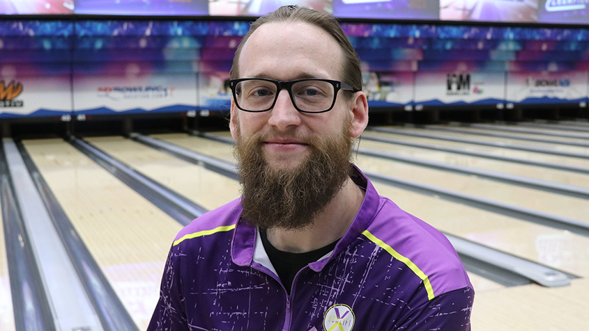 Adam Danielsen at the 2023 USBC Open Championships