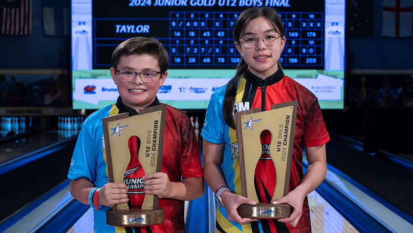 Eli Franco and Alyssa Randisi won U12 titles