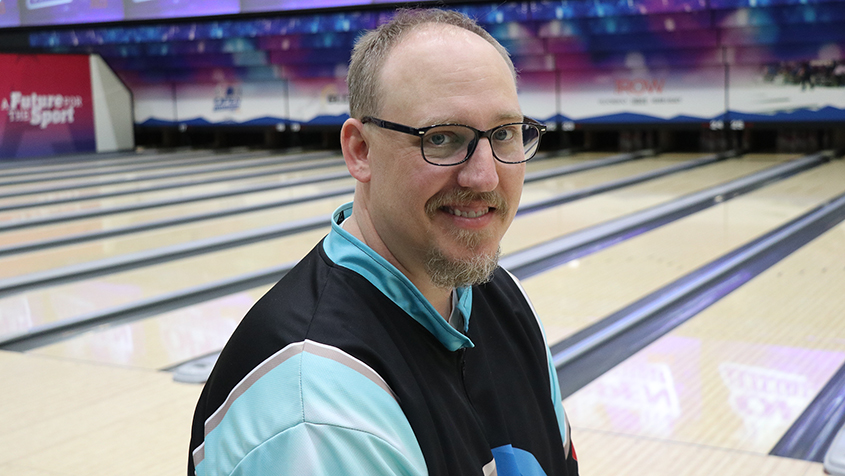 Matthew Grunzke at the 2023 USBC Open Championships