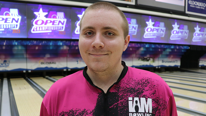 Joe Gerencser at the 2023 Bowlers Journal Championships