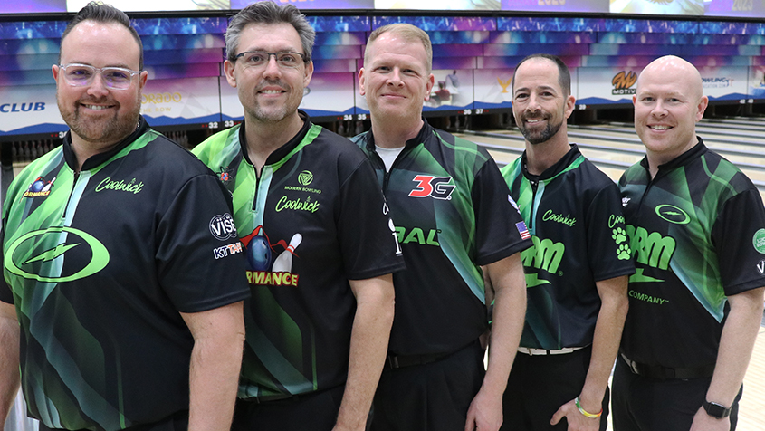 The members of Chili Garlic Edamame at the 2023 USBC Open Championships