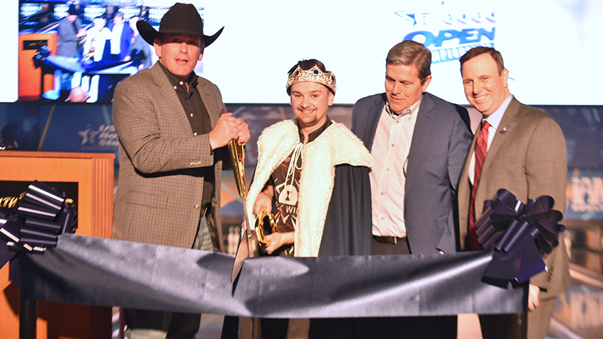 Ribbon-cutting at the 2024 USBC Open Championships