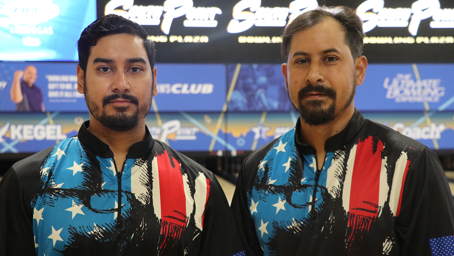 Darren and Matt Garcia at the 2024 USBC Open Championships