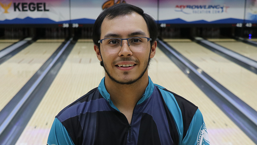 Gabe Alvarez at the 2023 USBC Open Championships