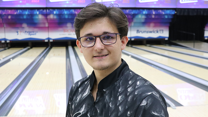 Brenden Davis at the 2023 USBC Open Championships