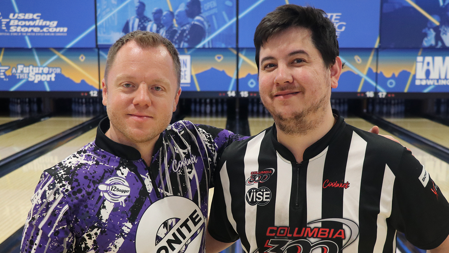 Cory Misura and Jakob Butturff at the 2024 USBC Open Championships