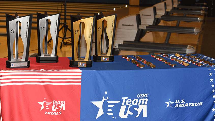 2024 Team Trials trophies